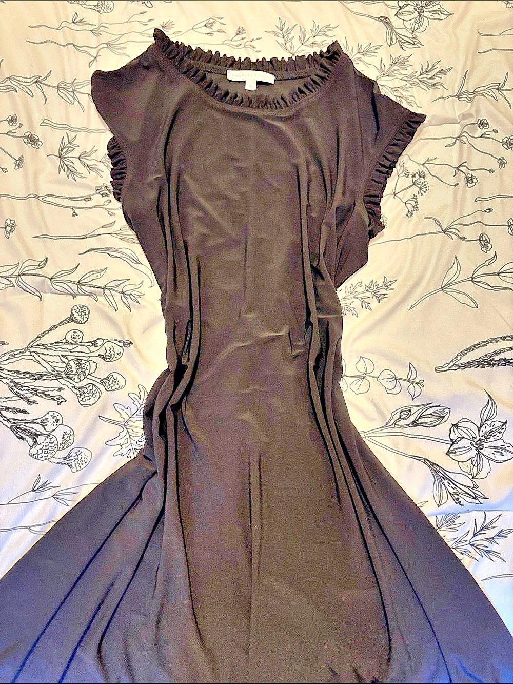 Annalee + Hope Black Maxi Dress Size Medium Like New